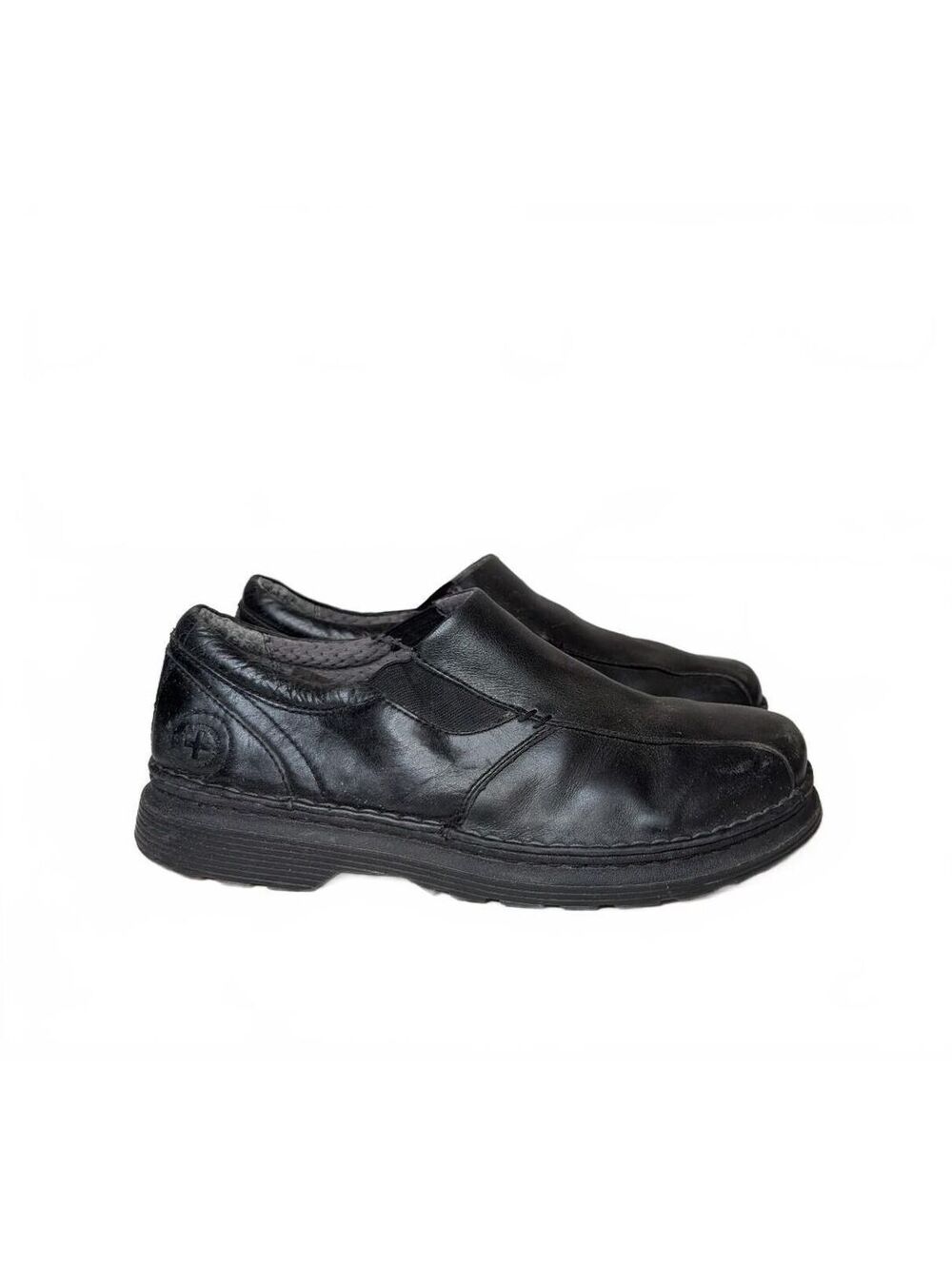 Dr. Martens Tevin Black Leather Slip-On Shoes Size 11